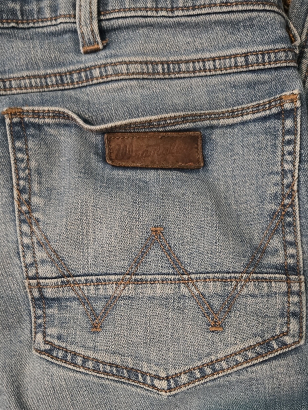 Light Blue Men's Wrangler Retro Slim Boot Jeans - Picture 2 of 7